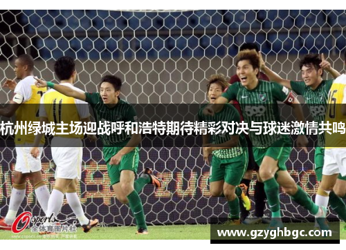 杭州绿城主场迎战呼和浩特期待精彩对决与球迷激情共鸣